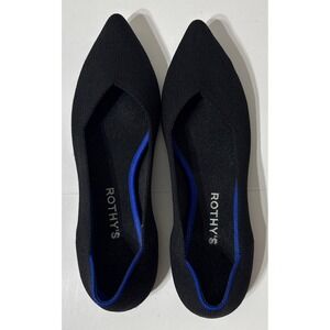 Rothy's The Point Black Flats Women's Size US W8.5  EU 38.5 -  Pointed Toe Shoes